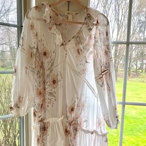 H&M conscious exclusive collection floral dress